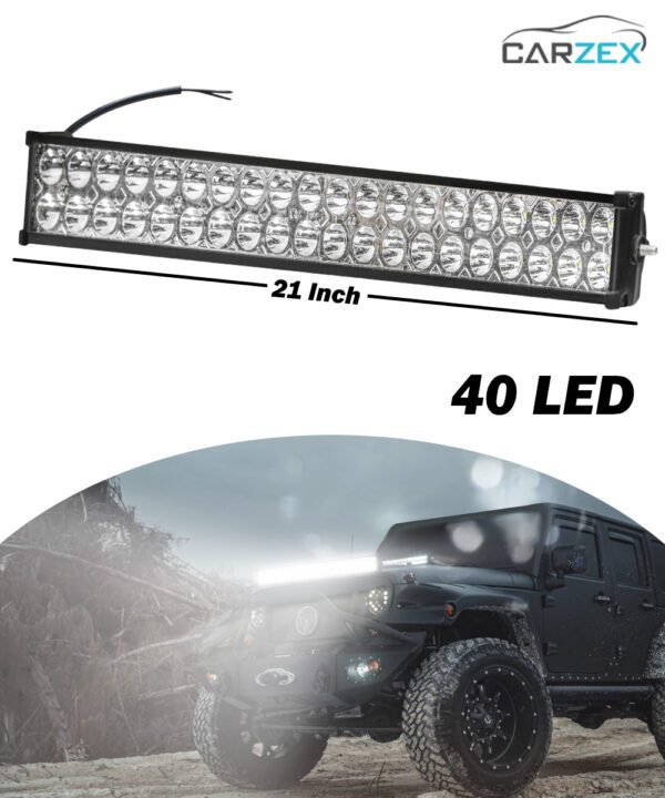 Bar Light For Car, Truck & Bus (30W/25,000LUMENS/40LED/21INCH)