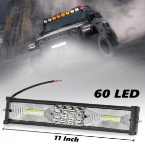 Bar Light For Car, Truck & Bus (40W/20,000LUMENS/60LED/11INCH)