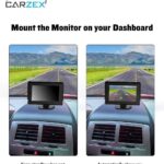 Carzex 4.3 Inch Car Dashboard Rear View Reverse Parking Screen with 8 LED Night Vision Reverse Parking Camera 6 CZ-4.3-DASHBOARD-SCREENCAMERA-3.jpg