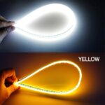 Carzex 60 CM Flexible White Daytime Running Light For Cars with Matrix Yellow Indicator Turn Sequential Flow (60 cm, Set of 2 Pieces) 5 CZ-60CM-DRL-TUBE-WHITE-YELLOW-4.jpg