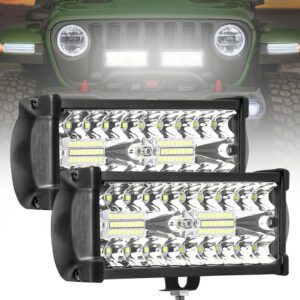 Bar Light For Car, Scooty & Bikes (30W/36LED/7INCH) (Set of 2)