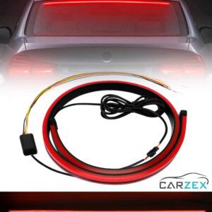 CARZEX 90CM Rear Windshield Brake Strip LED Warning Light for All Cars