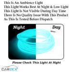 Carzex 5 Meter ICE BLUE Car Ambient Mood Soft EL Wire Atmosphere Neon Light for Dashboard and; Door Fitting (ICE BLUE) 2 CZ-EL-WIRE-ICEBLUE-5.jpg