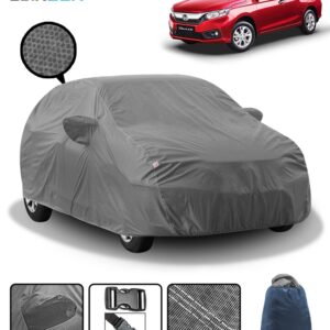 Car Body Cover with Mirror Pockets - Honda Amaze 2018