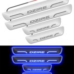 Carzex Car Door Foot Step Led Sill Plate Maruti Suzuki Dzire (Set of 4 PCS, Blue) 1 Carzex Car Door Foot Step Led Sill Plate Maruti Suzuki Dzire (Set of 4 PCS, Blue)