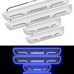 Carzex Car Door Foot Step Led Sill Plate for Tata Harrier (Set of 4 PCS, Blue) 1 Carzex Car Door Foot Step Led Sill Plate for Tata Harrier (Set of 4 PCS, Blue)