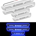 Carzex Car Door Foot Step Led Sill Plate for Maruti Suzuki S-Presso (Set of 4 PCS, Blue) 1 Carzex Car Door Foot Step Led Sill Plate for Maruti Suzuki S-Presso (Set of 4 PCS, Blue)