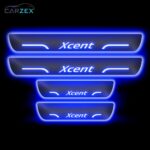Carzex Car Door Foot Step Led Sill Plate Hyundai Xcent (Set of 4 PCS, Blue) 4 CZ-LED-SILL-PLATE-XCENT-3.jpg