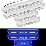 Carzex Car Door Foot Step Led Sill Plate for Mahindra Xuv300(Set of 4 PCS, Blue) 1 Carzex Car Door Foot Step Led Sill Plate for Mahindra Xuv300(Set of 4 PCS, Blue)