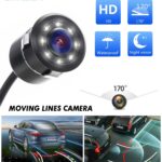 Carzex Full HD Night Vision Moving Lines Parking Assistant Waterproof Rear View Reverse Parking Camera for All Cars 1 Reverse Parking Camera for All Cars