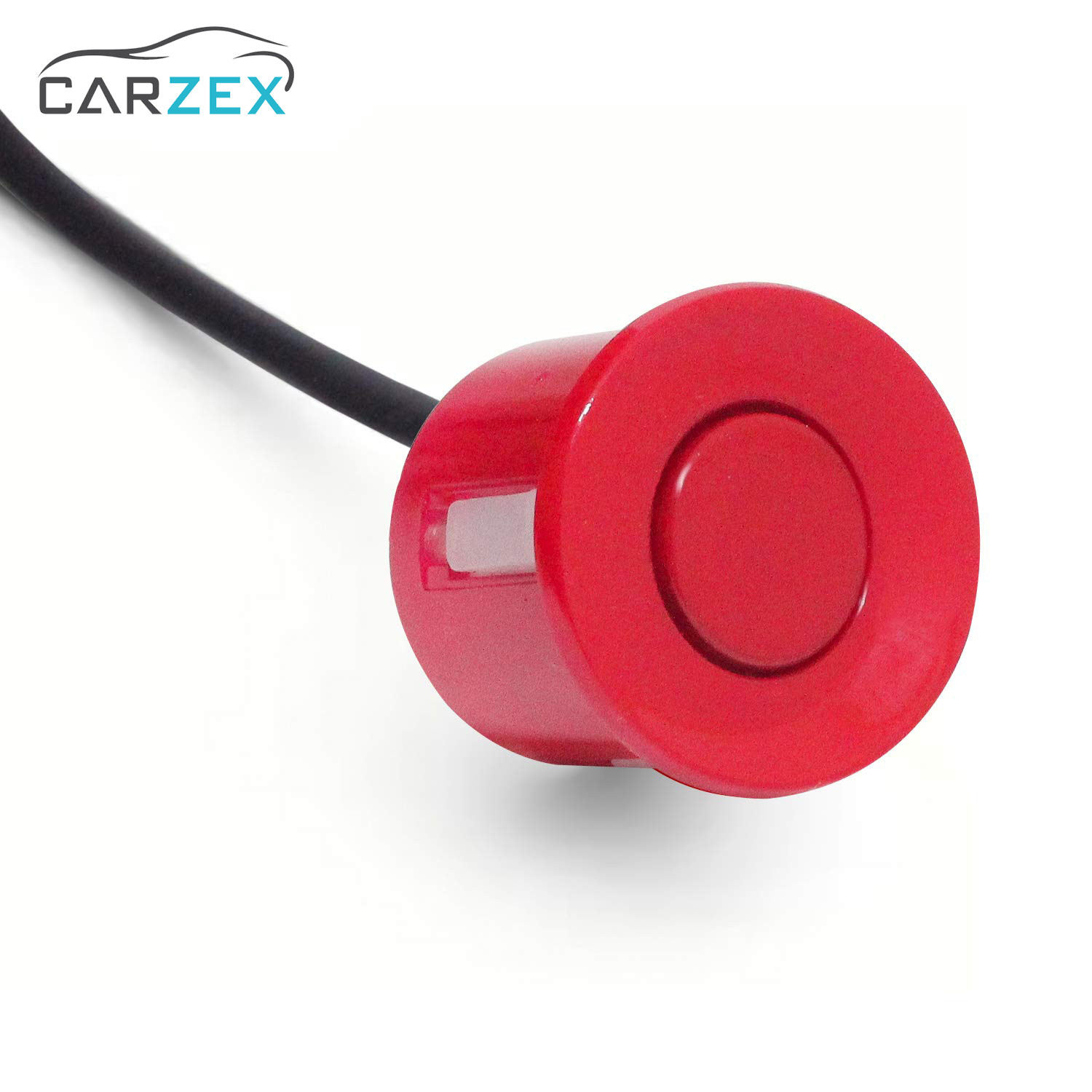 Carzex Car Reverse Parking Sensor with LED Display, Buzzer and Ultrasonic Reverse Parking Auto Radar Detectors (Red) 3 CZ-PARKING SENSOR-RED-3