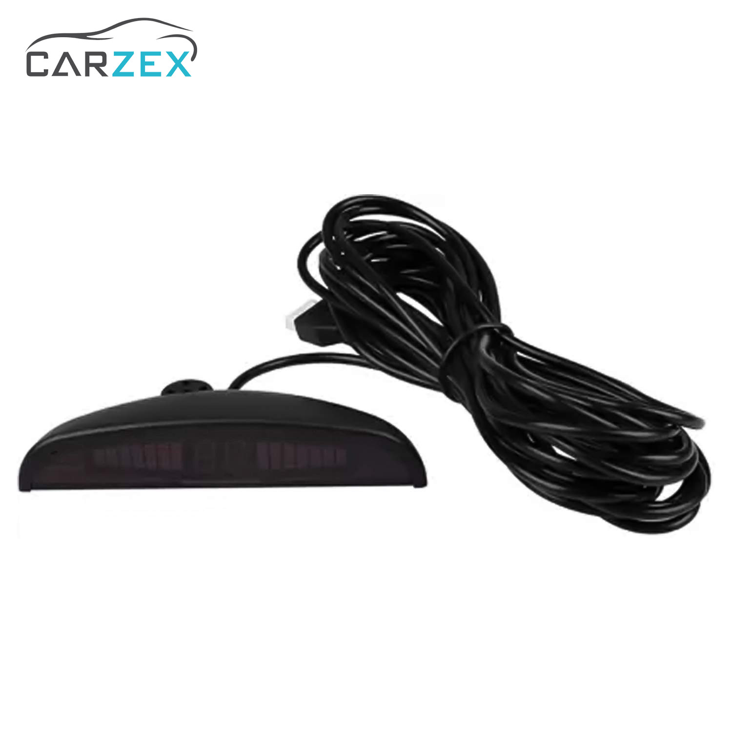 Carzex Car Reverse Parking Sensor with LED Display, Buzzer and Ultrasonic Reverse Parking Auto Radar Detectors (Red) 5 CZ-PARKING SENSOR-RED-5