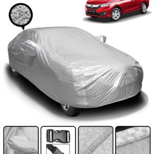 Car Body Cover with Soft Cotton Lining & Mirror Pockets - Honda Amaze 2018