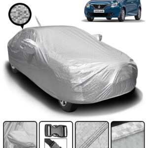 Car Body Cover with Soft Cotton Lining, Mirror & Antenna Pockets - Maruti Suzuki Baleno