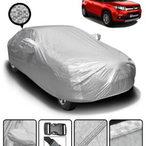 Car Body Cover with Soft Cotton Lining & Mirror Pockets - Maruti Suzuki Brezza
