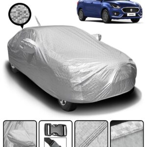 Car Body Cover with Soft Cotton Lining, Mirror & Antenna Pockets - Maruti Suzuki Dzire 2018-2019