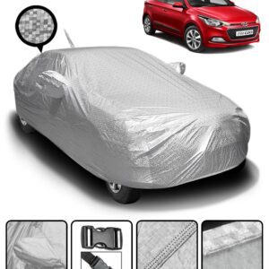 Car Body Cover with Soft Cotton Lining, Mirror & Antenna Pockets - Hyundai Elite i20