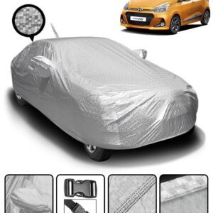 Body Cover with Soft Cotton Lining, Mirror & Antenna Pockets - Hyundai Grand i10