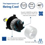 Carzex Original Nighteye H4 White LED Plug & Play Headlight LED For Cars, Bike and Scooty (72W/10000LM/6000K) 4 5976c45715da077ec8278ca2-3-large