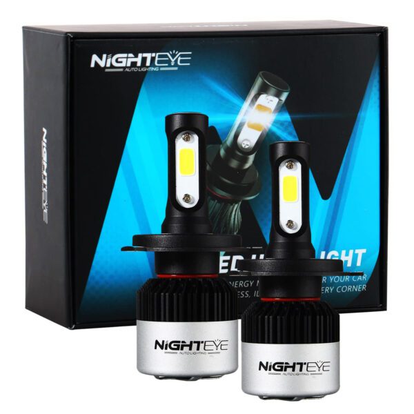 Carzex Original Nighteye H4 White LED Plug & Play Car Headlight Conversion Kit for Cars/ Bike/ Scooty (64W/20000LM/6000K) Carzex Original Nighteye H4 White LED Plug & Play Car Headlight Conversion Kit for Cars/ Bike/ Scooty (64W/20000LM/6000K)