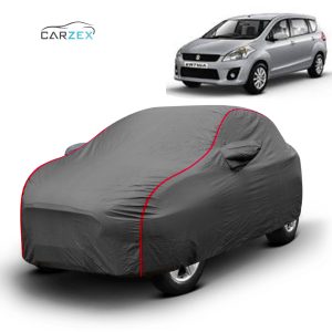 Carzex 2x2 Heavy Duty Red Border Car Body Cover For Maruti Suzuki Ertiga Old