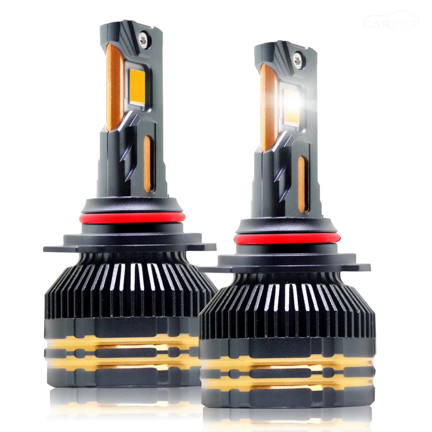 Carzex Crystal Eye 9005 White Plug & Play LED Headlight Bulb For Cars (300W/20000LM/6500K) 1 1