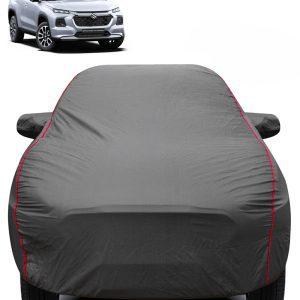 Carzex 2X2 Heavy Duty Red Border Car Body Cover for Maruti Suzuki Grand Vitara