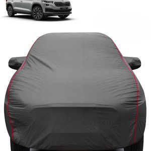 Carzex 2X2 Heavy Duty Red Border Car Body Cover for Skoda Kodiaq