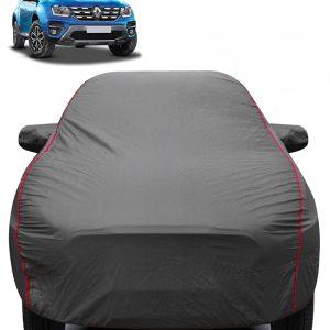 Carzex 2X2 Heavy Duty Red Border Car Body Cover for Renault Duster