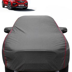 Carzex 2X2 Heavy Duty Red Border Car Body Cover for Renault Kiger