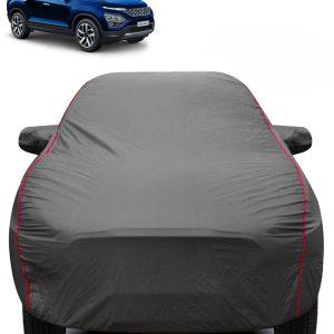 Carzex 2X2 Heavy Duty Red Border Car Body Cover for Tata Safari