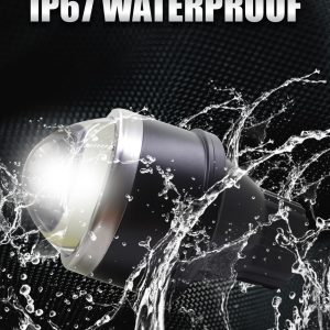 Carzex 3 inch 40W White LED Projector with High/Low Function 12V Projector Fog Light for Cars (40W/6000K)
