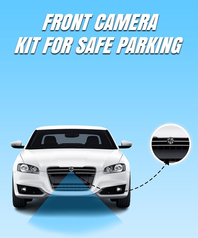 Carzex 720p AHD Car Rear View Camera for 9 inch Android Screens for Car (8 LED/Hook Type/AHD-25 FPS) 7 CZ-720P-AHD-DRILL-CAMERA 5