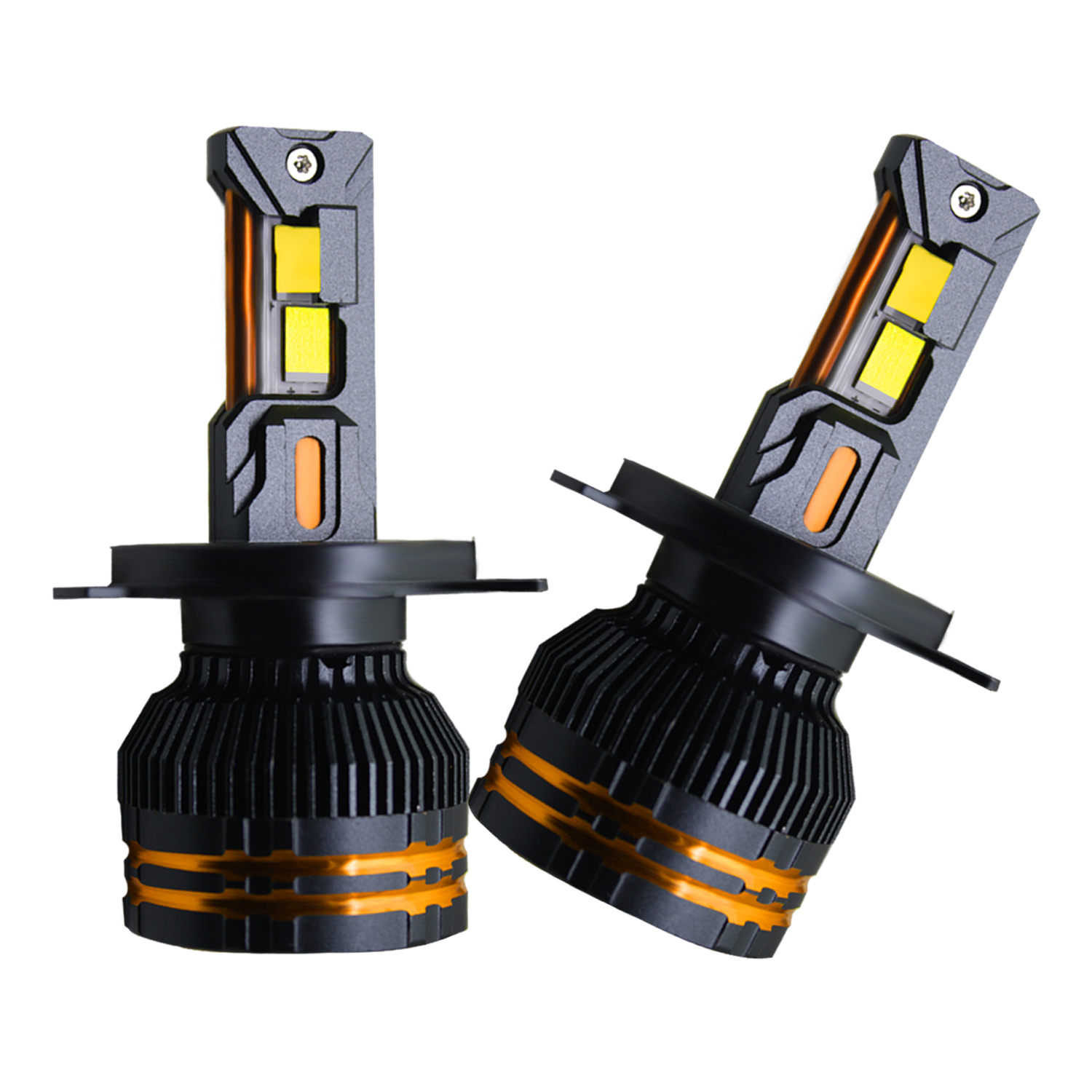 Carzex Crystal Eye H4 White Plug & Play LED Headlight Bulb For Cars (300W/20000LM/6000K) 1 Carzex H4 300w-1