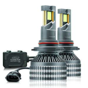 Carzex Crystal Eye 9012 White Plug & Play LED Headlight Bulb For Cars (300W/20000LM/6500K)